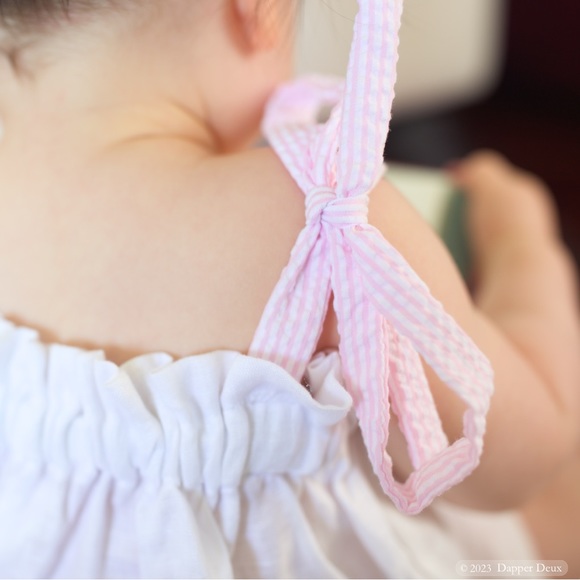 Baliene | Chloe Set in Pink Stripes - Picture 3 of 10